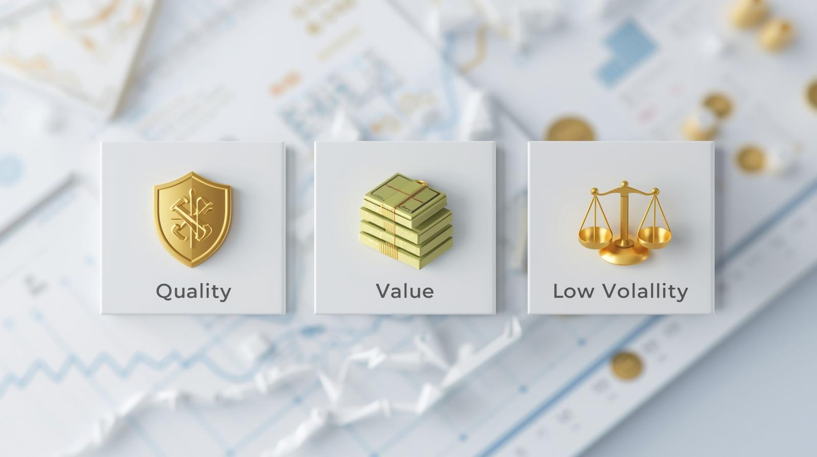 EM equity factor grid showing Quality, Value, and Low Volatility tilts for Q4 2025